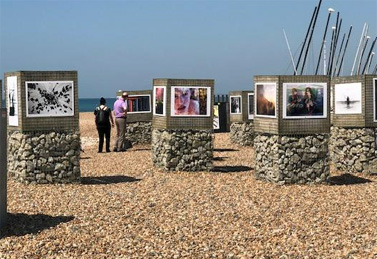 Seafront photo exhibition, Brighton